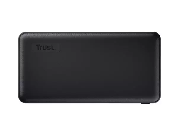 Een Powerbank Trust Primo 15.000 mAh eco zwart koop je bij Deska Alles voor Kantoor