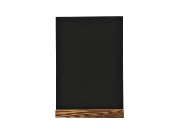 Een Krijtbord Europel tafelmodel A4 staand natural koop je bij Clippz! Office Supplies