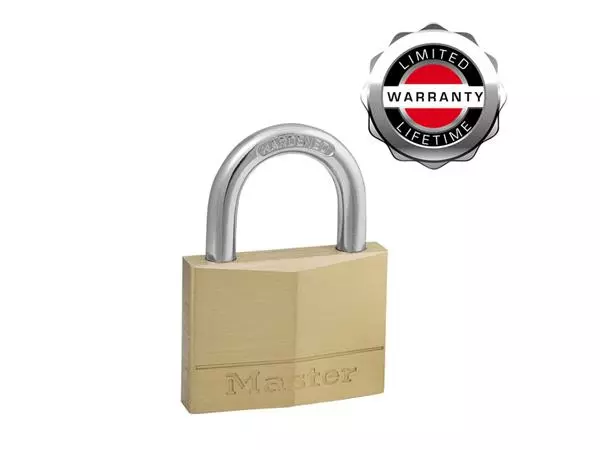 Een Hangslot MasterLock 4 gelijksluitend messing 50mm 4 stuks koop je bij Kwantinex