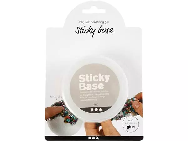 Een Klei Creativ Company sticky base 100gr koop je bij Kantoorboekhandel Van Atten