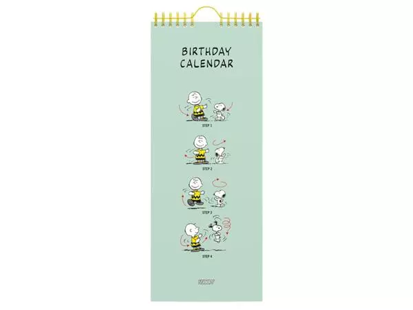 Verjaardagskalender Lannoo Peanuts 130x325