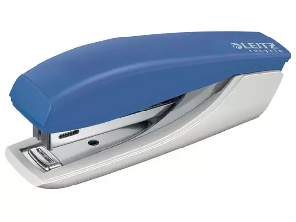 Een Nietmachine Leitz Nexxt Recycle mini 10 vel blauw koop je bij Avoux