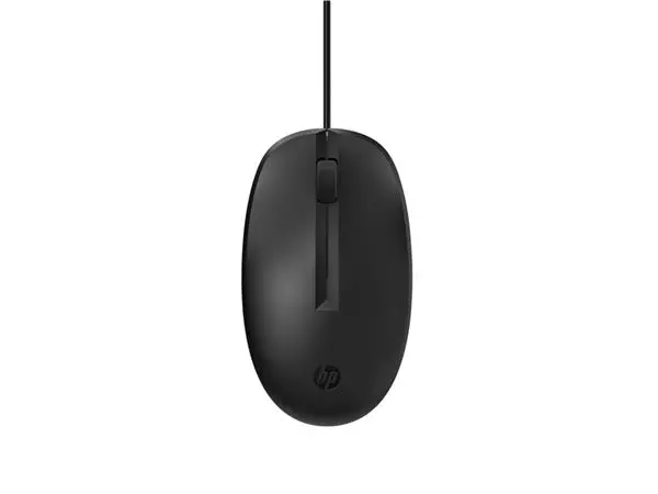 Een Muis HP 125 bedraad zwart koop je bij Kantorice office & business supplies