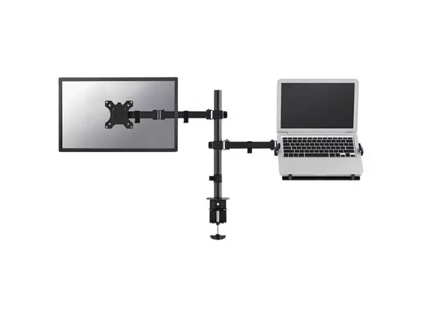 Een Monitorarm met laptopstandaard Neomounts FPMA-D550NOTEBOOK zwart koop je bij Romijn Office Supply