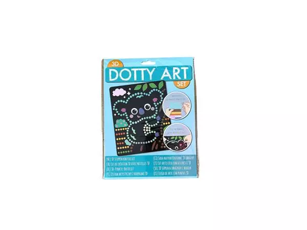 Een Knutselset 3D Dotty art assorti koop je bij De Joma BV