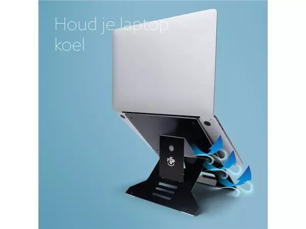 Een Laptopstandaard R-Go Riser Documenthouder koop je bij Continu Kantoor