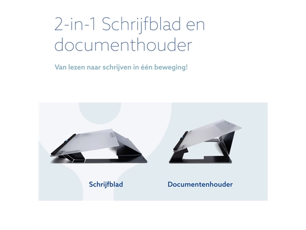 Een Documenthouder R-Go Read 2 Write Acryl koop je bij Kantorice office & business supplies