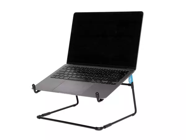 Een Laptopstandaard R-Go Office Zwart koop je bij D. Sonneveld B.V.