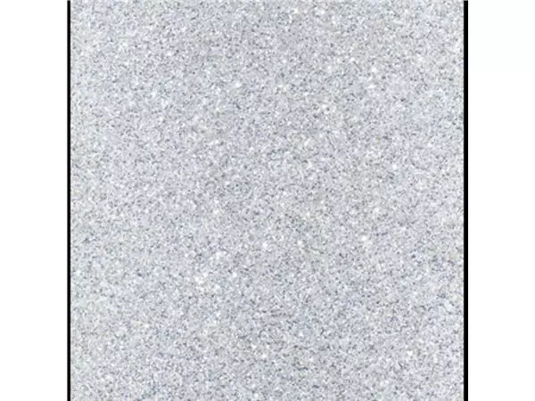 Een Glitterkarton Folia 50x70cm 300gr 5vel zilver koop je bij All Office Kuipers BV