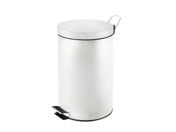 Afvalbak Vepa Bins pedaalemmer 12 liter wit