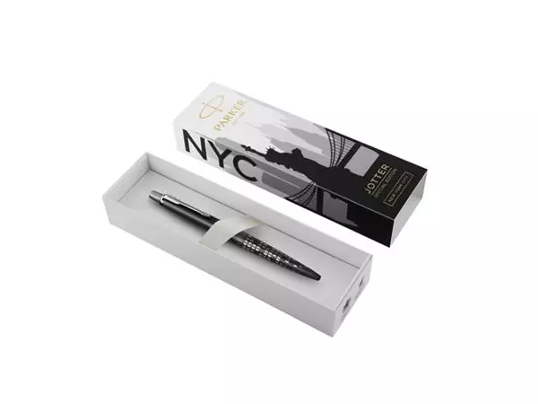 Een Balpen Parker Jotter special edition New York black CT medium koop je bij WinkelVolWinkels