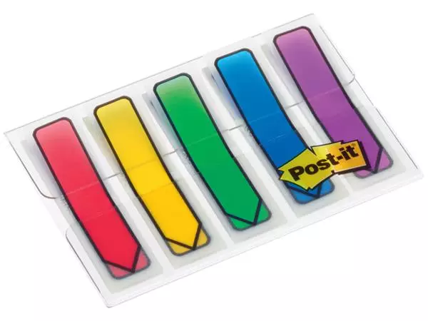 Een Indextabs 3M Post-it 684 12x43mm pijlvorm assorti 100 stuks koop je bij Sysdicom BV