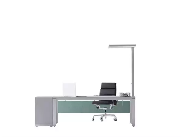 Een Werkplek tafelklem MAUL Javal LED dimbaar hg 120cm zilver koop je bij De Rijk Kantoorshop