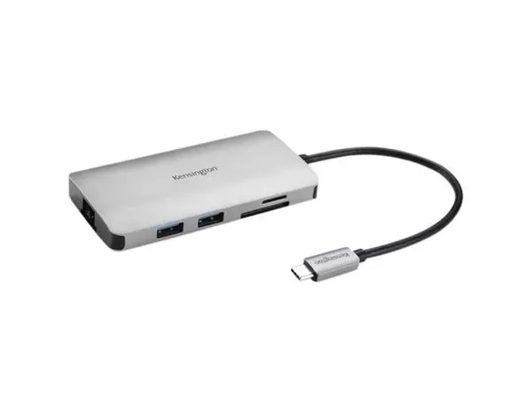 Een Dockingstation Kensington UH1400P mobiel USB-C 8in1 koop je bij Kantorice office & business supplies