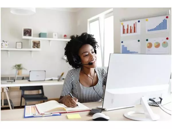 Een Hoofdtelefoon Kensigton USB-A met microfoon koop je bij De Rijk Kantoorshop