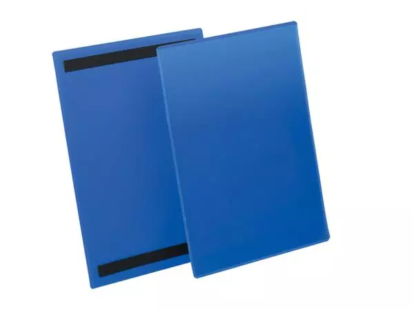 Een Documenthoes Durable magnetisch A4 staand blauw 50 stuks koop je bij Avoux