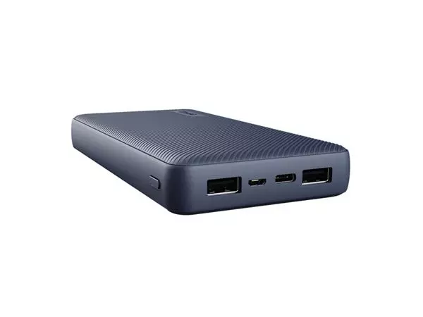 Een Powerbank Trust Primo 20.000 mAh eco blauw koop je bij De Rijk Kantoorshop