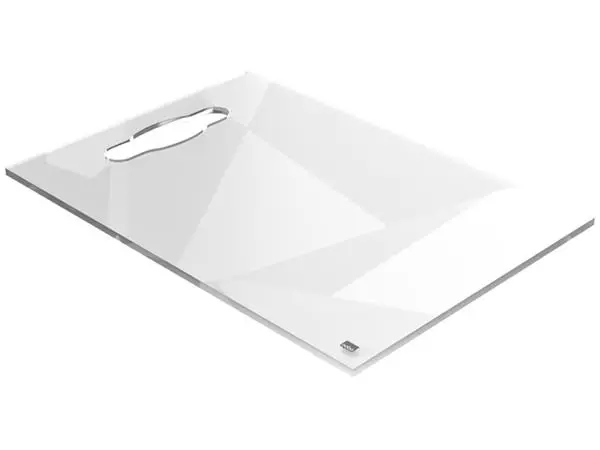 Een Notitiebord Nobo transparant acryl met handgreep A4 koop je bij Clippz! Office Supplies