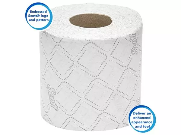 Een Toiletpapier Scott Essential 2-laags 350 vel wit 8519 koop je bij Peter Wind