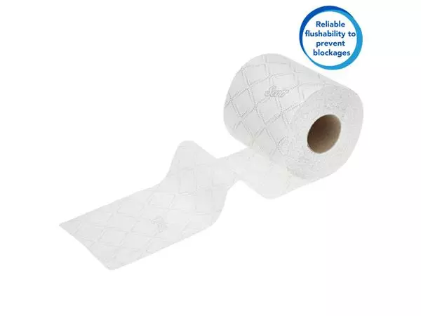 Een Toiletpapier Scott Essential 2-laags 350 vel wit 8519 koop je bij Deska Alles voor Kantoor