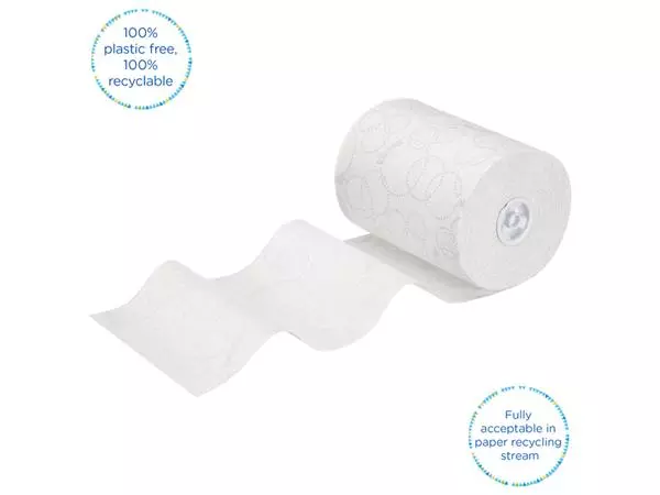 Een Handdoekrol Kleenex Ultra Slimroll 2-laags 100m wit 6781 koop je bij Quality Office Supplies