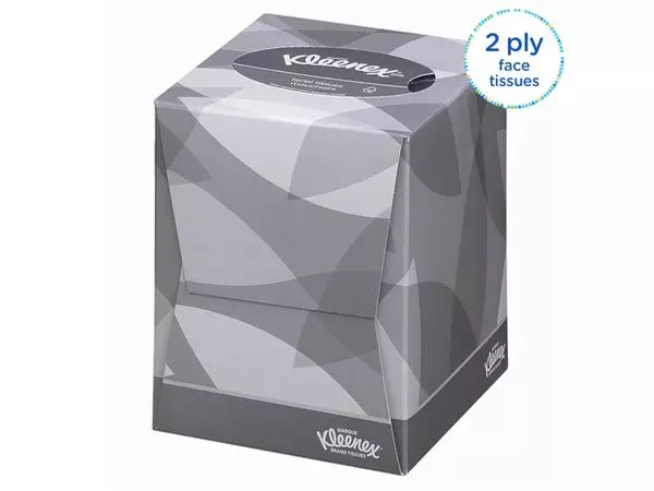 Een Facial tissues Kleenex 2-laags kubus 12x88stuks wit 8834 koop je bij Quality Office Supplies