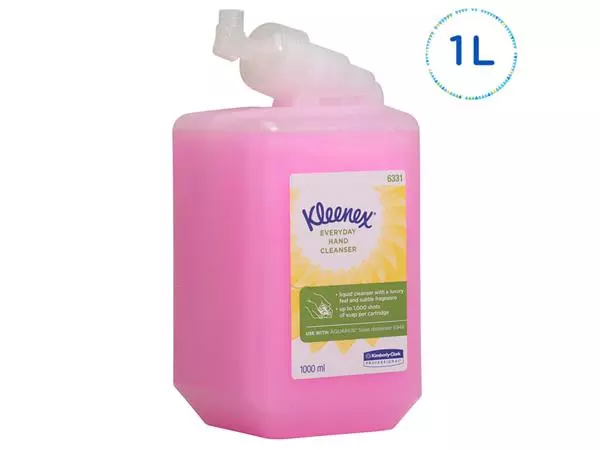 Een Handzeep Kleenex dagelijk gebruik roze 1000ml 6331 koop je bij Continu Kantoor