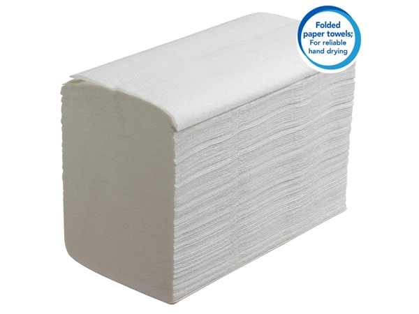 Een Handdoek Scott Essential i-vouw 1-laags 200x212mm 15x340 vel wit 6617 koop je bij Schellen Boek- en Kantoorboekhandel