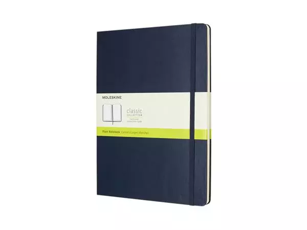 Een Notitieboek Moleskine XL 190x250mm blanco hard cover sapphire blue koop je bij van Kerkvoorde & Hollander B.V.