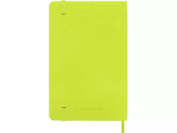 Een Notitieboek Moleskine pocket 90x140mm blanco soft cover lemon green koop je bij De Rijk Kantoorshop