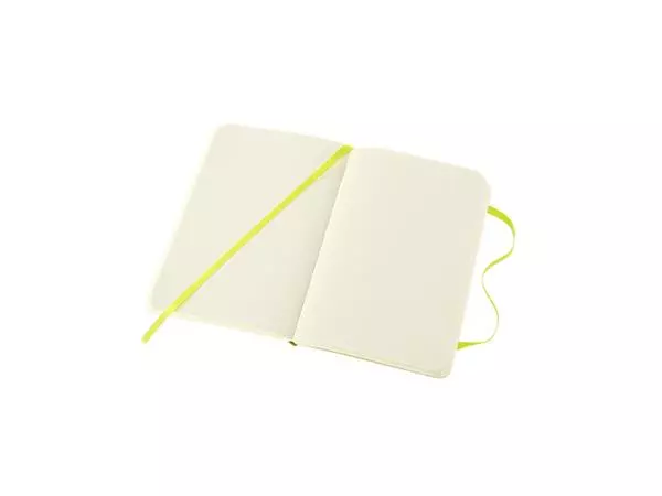 Een Notitieboek Moleskine pocket 90x140mm blanco soft cover lemon green koop je bij PrimaOffice