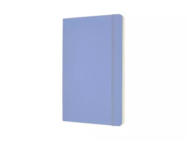 Een Notitieboek Moleskine large 130x210mm lijn soft cover hydrangea blue koop je bij Continu Kantoor