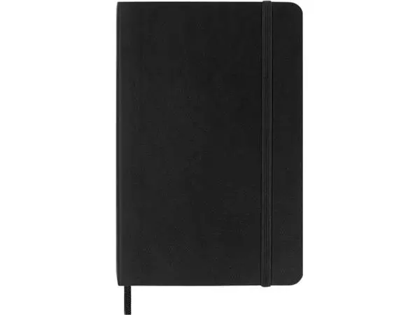 Een Notitieboek Moleskine pocket 90x140mm ruit 5x5mm soft cover zwart koop je bij Deska Alles voor Kantoor