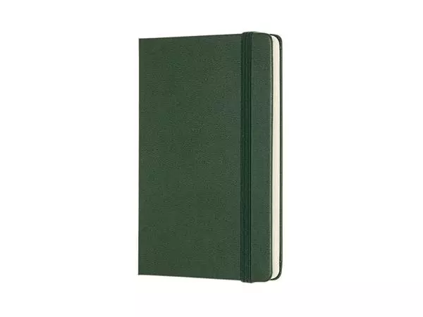 Een Notitieboek Moleskine pocket 90x140mm blanco hard cover myrtle green koop je bij Peter Wind