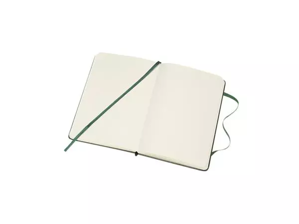 Een Notitieboek Moleskine pocket 90x140mm blanco hard cover myrtle green koop je bij Heering Office