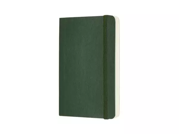 Een Notitieboek Moleskine pocket 90x140mm blanco soft cover myrtle green koop je bij Deska Alles voor Kantoor