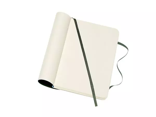 Een Notitieboek Moleskine pocket 90x140mm blanco soft cover myrtle green koop je bij PrimaOffice