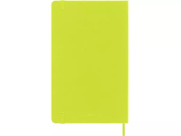 Een Notitieboek Moleskine large 130x210mm blanco hard cover lemon green koop je bij iPlusoffice