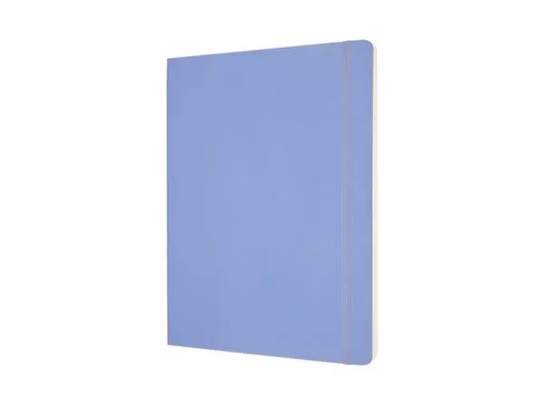 Een Notitieboek Moleskine XL 190x250mm blanco soft cover hydrangea blue koop je bij WinkelVolWinkels