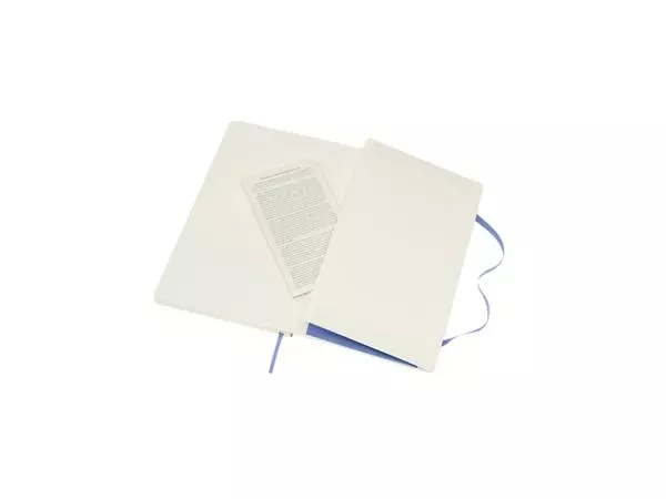 Een Notitieboek Moleskine large 130x210mm blanco soft cover hydrangea blue koop je bij Peter Wind