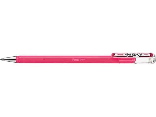 Gelschrijver Pentel K100 Mattehop medium roze