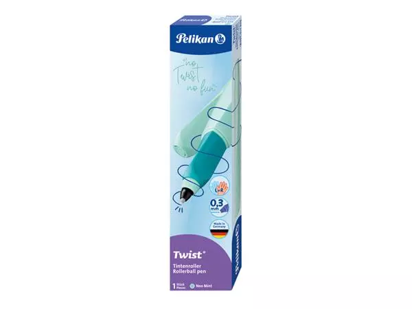 Een Rollerpen Twist R457 Neo Mint koop je bij Egner kantoorspecialisten