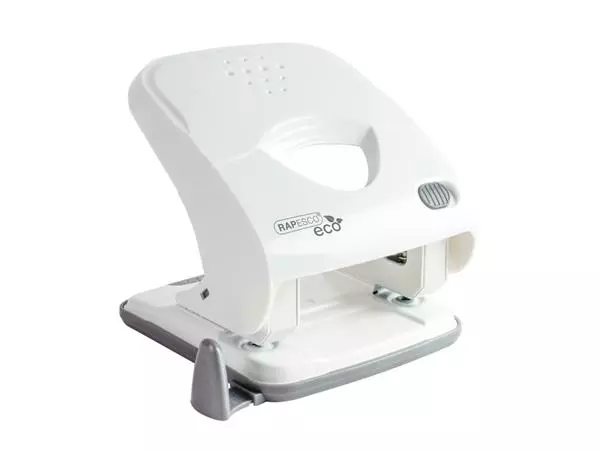 Een Perforator Rapesco Germ-Savvy antibacterieel 2-gaats wit koop je bij Romijn Office Supply