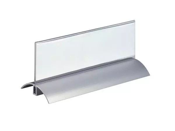 Buy your Tafelnaambord Durable Presenter De Luxe 61x210mm 2stuks at QuickOffice BV