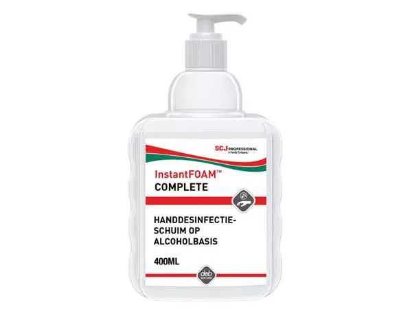 Een Handdesinfectie SCJ Instant Foam Complete 400ml koop je bij De Rijk Kantoorshop