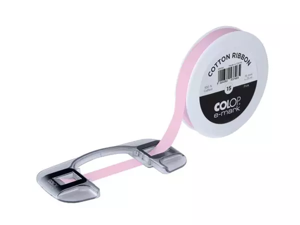 Een Lint Colop E-Mark 15mmx25m roze koop je bij All Office Kuipers BV