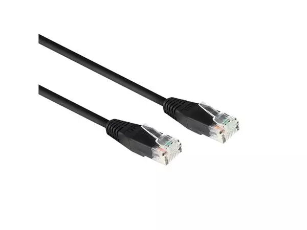 Een Kabel ACT CAT6 Network koper 0.9 meter zwart koop je bij Company Supplies