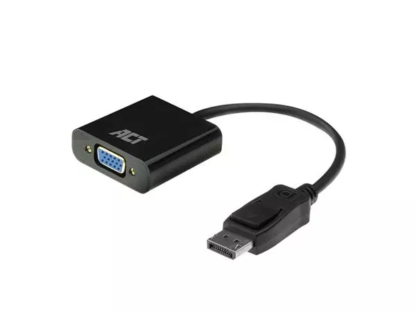 Een Adapter ACT DisplayPort naar VGA koop je bij Kantoorboekhandel Van Atten