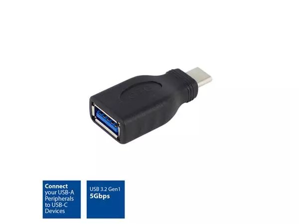 Een Adapter ACT USB-C naar USB-A koop je bij Topkantoor Repro Creatief