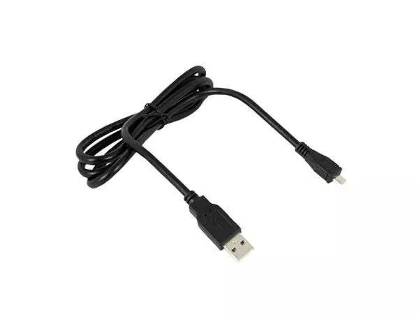 Een Kabel ACT USB 2.0 naar MicroB laad -en data 1 meter koop je bij Heering Office